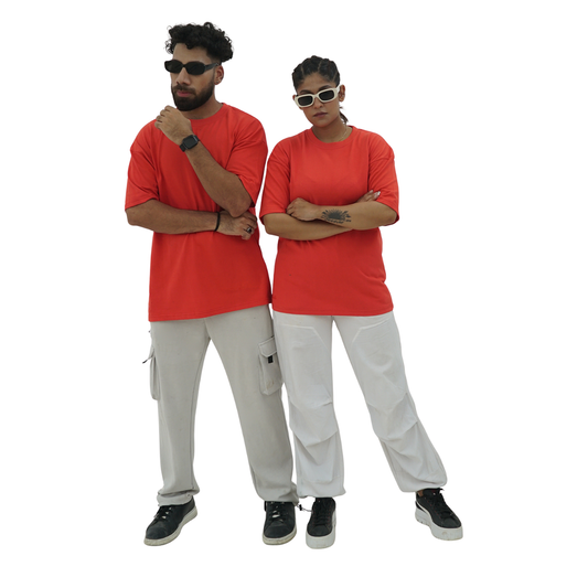 Over Size Tees - Red
