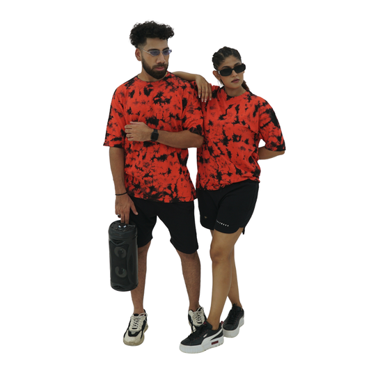 OverSize Design Tees - Red